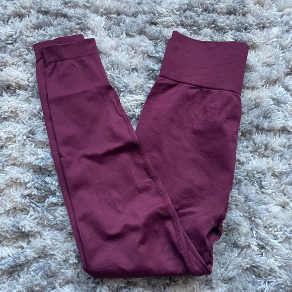 Deep Plum Knix Seamless Leggings - Picture 6 of 7